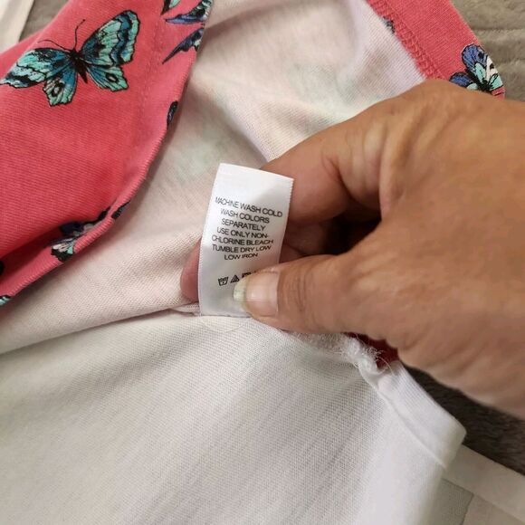 Woman Within Butterfly Print Knit Tunic Top 18/20 - Picture 11 of 12